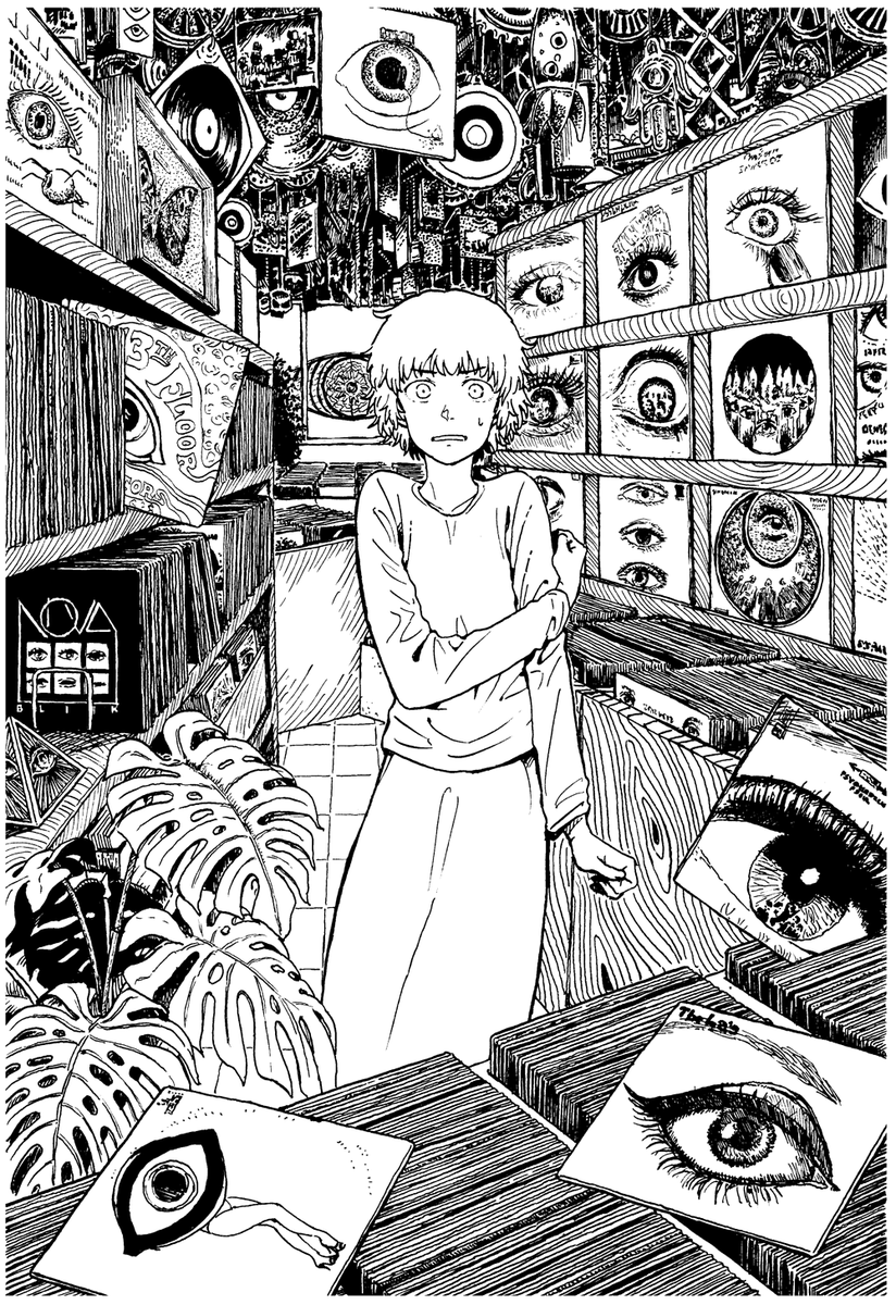 線画もいろいろ(シャーペン・ミリペン・つけペン) 