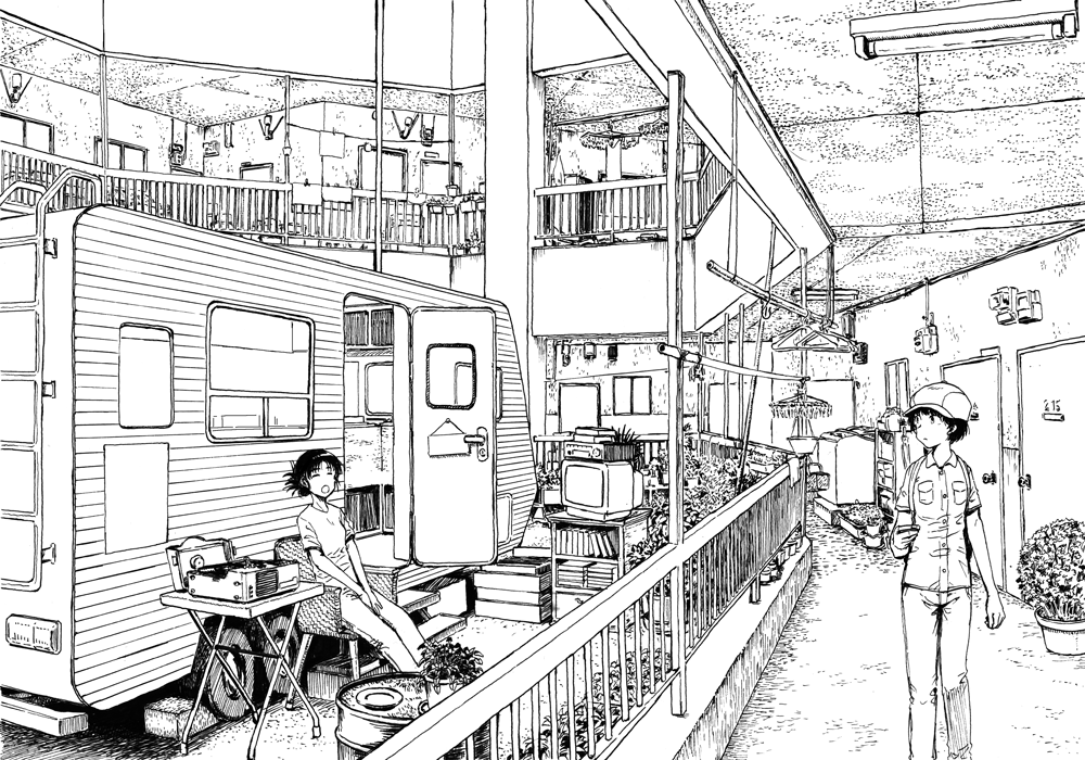 線画もいろいろ(シャーペン・ミリペン・つけペン) 