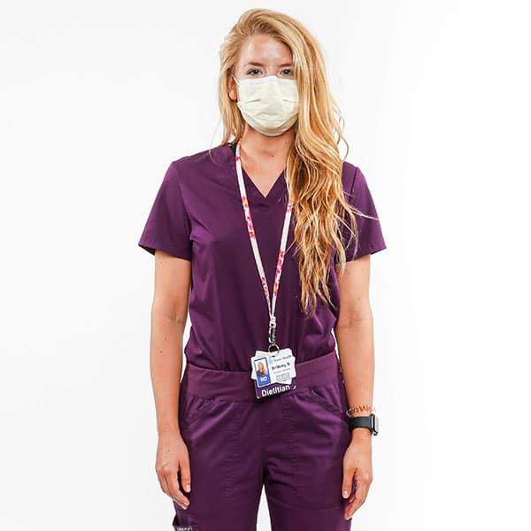 Brittany Sparks is a clinical dietitian who has been at Presby for 6 years. Part of her job during the pandemic is the make sure patients on a ventilator are still getting the nutrition they need through a tube.  https://interactives.dallasnews.com/2020/saving-one-covid-patient-at-texas-health-presbyterian-hospital-dallas/