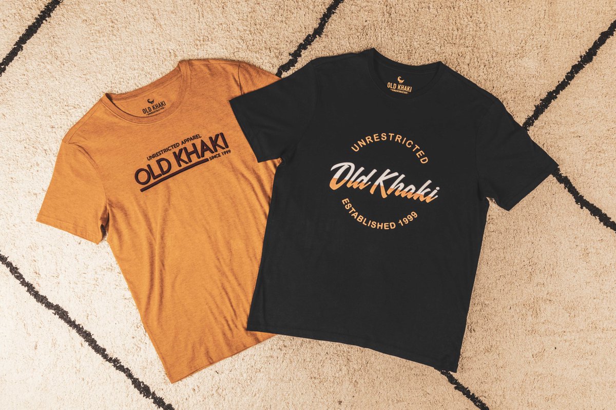 old_khaki's tweet photo. A statement Tee? We’ll show you how to do it the right way with our range of Men’s T-Shirts, perfect for boldly stepping out this season.
Click the link to SHOP MEN'S TEES: https://t.co/jUF9kKipK6
#AlwaysUnrestricted
#MensTops
#OldKhaki https://t.co/AiQ8khxGH2