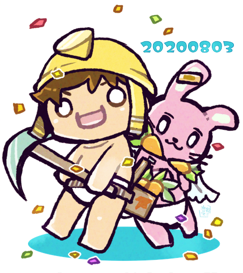 「8月3日✨
#こんなの作ってる暇あったら屋根作れや 」|立花でこのイラスト