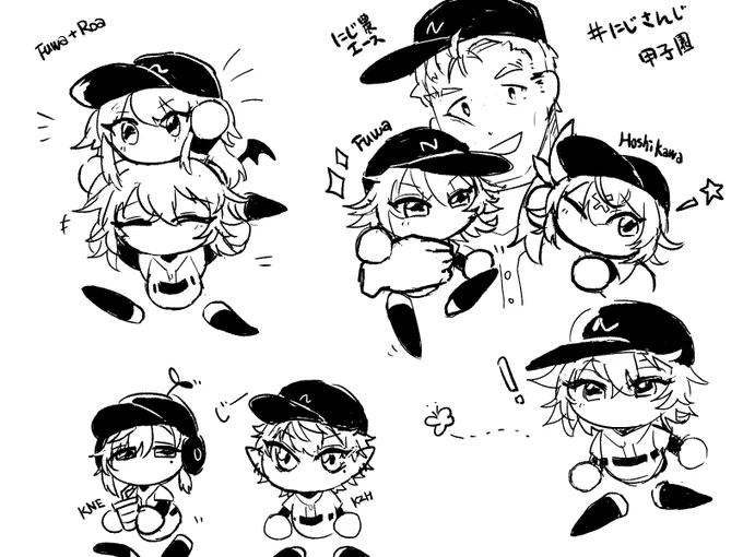 #にじさんじアルプススタンド 

#絵スコート #しら画 