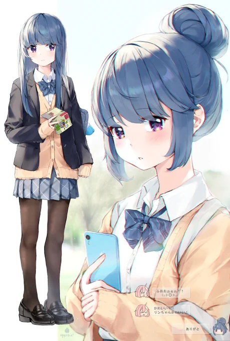 blazer shima rin ~?
#ゆるキャンΔ 

⛺️クリック推奨 ～  full view for a small surprise! 