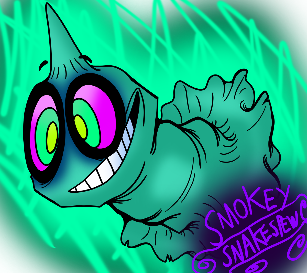 SnakeSpew's tweet photo. Hi. I drew Shuppet!!
Also this Shuppet is that same Banette I drew previously before he evolved.

His name is Dukket. Also @4EnderPon is the one who came up with that name &amp; is partially responsible for his existence. So credit for that.

I'm tired.
#Pokemon #pokemonfanart https://t.co/l4MkXXNzPp