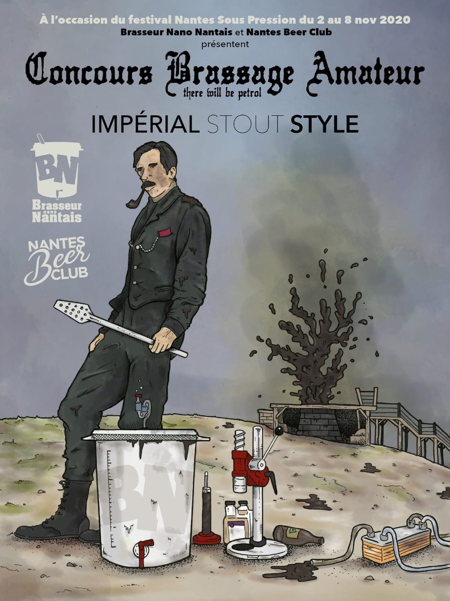 NantesSPression's tweet photo. Le concours #brassageamateur est lancé avec le #nantesbeerclub et les #brasseurnanonantais. Le gagnant va pouvoir brasser 10hl de son #imperialstout avec les gypsies  #bemaad rdv sur Facebook pour plus d'infos ! https://t.co/llgZhgSSFe