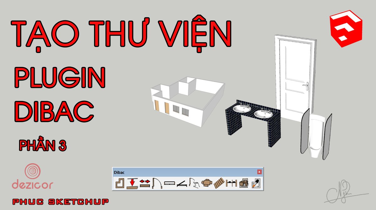 PhucSketchup's tweet image. CREATE LIBRARY FOR PLUGIN DIBAC SKETCHUP:

Link video: youtube.com/watch?v=5ip7jx…
You can also view other posts here:facebook.com/phucsketchup/p…
...
#phucsketchup #taothuviendibiacsketchup #dibacforsketchup #plugindibac #plugindibacforsketchup