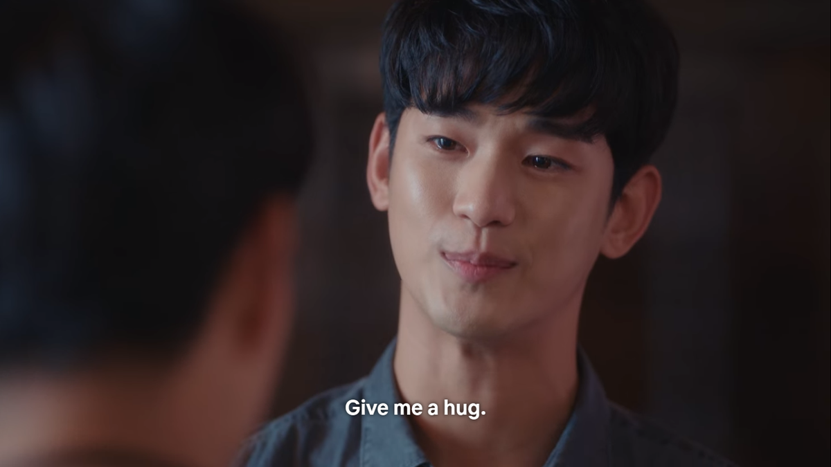 iconickdramas's tweet photo. we all thought that sang tae is the one who needs to be protected but in tonight's episode he was the source of strength of both mun yeong and gang tae. i love him so much 🥺😭 #itsokaytonotbeokayep14 #itsokaytonotbeokay https://t.co/aXOk1WTFO1