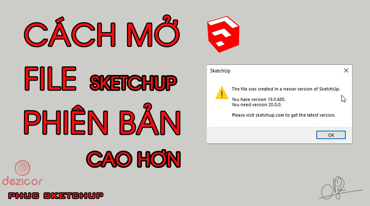 PhucSketchup's tweet image. HOW TO OPEN FILE SKETCHUP BETTER:

Link video: youtube.com/watch?v=s9W102…
You can also view other posts here:facebook.com/phucsketchup/p…
...
#phucsketchup #mosketchupphienbancaohon #cachmofilesketchup #tuhocsketchup #sketchupnangcao #sketchupdanang #daysketchup