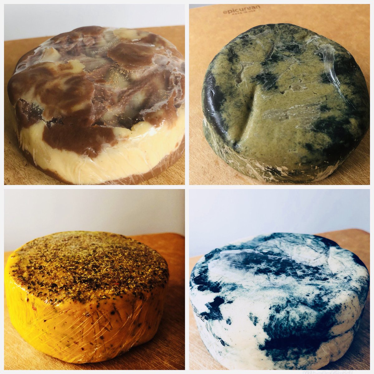 PayVegan's tweet photo. Best vegan cheese in town ! #madeinhongkong #vegancheese #artisan #dairyfree https://t.co/wRLXFjIIZH