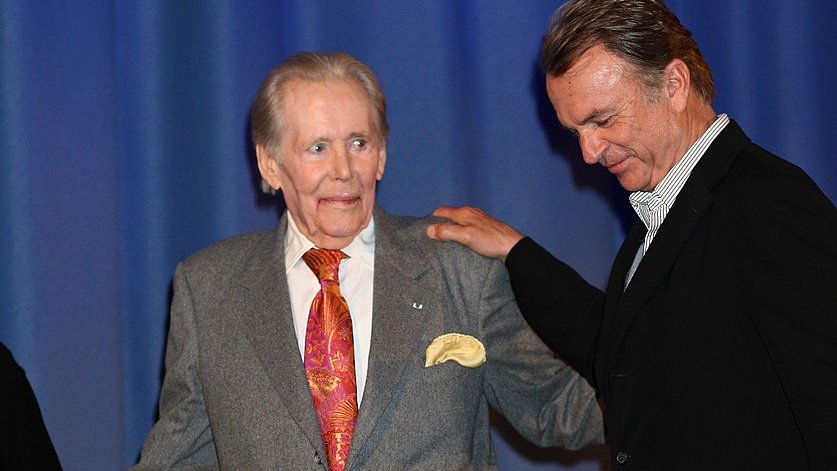 TwoPaddocks's tweet photo. I was lucky enough to be in 3 films with the wonderful Peter O'Toole. In the last #DeanSpanley he gave one of his greatest performances ever. This not long before he died. Today is his birthday. I'm always grateful for his generosity of spirit, &amp; the sheer fun - loved him dearly https://t.co/R4hZtsHtcb