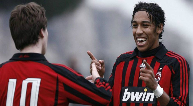 In January 2007, Aubameyang joined AC Milan as a member of their U-19 setup. In August he was a part of a team that finished 4th in the inaugural Champions Youth Cup held in Malaysia. He scored against every opponent ending as the leading scorer with 6 goals in 7 matches.