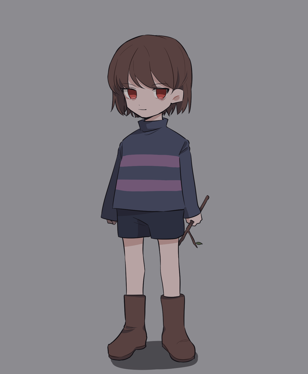 「frisk? 」|しろまめのイラスト