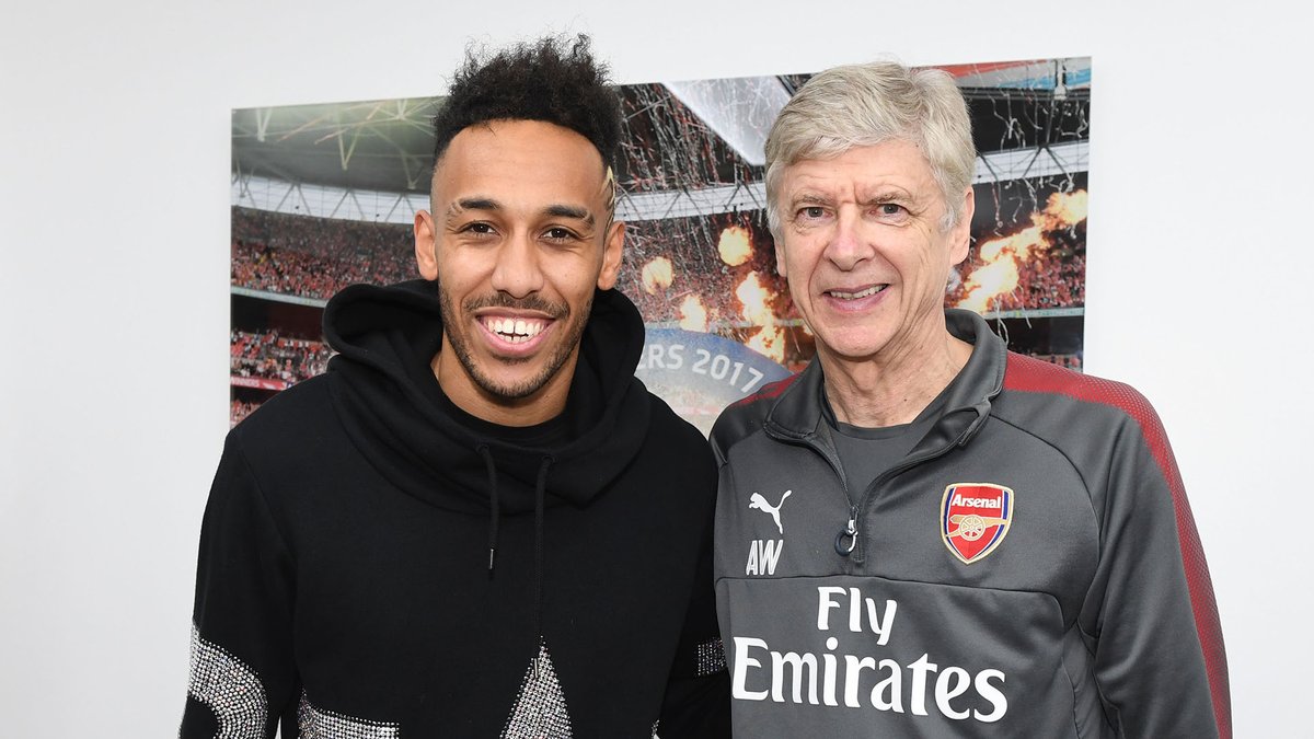 After weeks of Arsenal fans tracking planes, lipreading videos, and leaking photos Aubameyang officially signed for Arsenal on January 31, 2018 for a reported record transfer fee of 56 million. "Hey Pierre, you wanna come out here?"