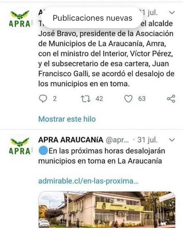 free_bola's tweet photo. #LaAraucaniaDesperto gobierno terrorista! El montaje se les cayo, la violencia desmanes e incendio de la municipalidad fueron realizados por grupos que ustedes avalan @GobiernodeChile !!! https://t.co/JzSXmYgJSQ