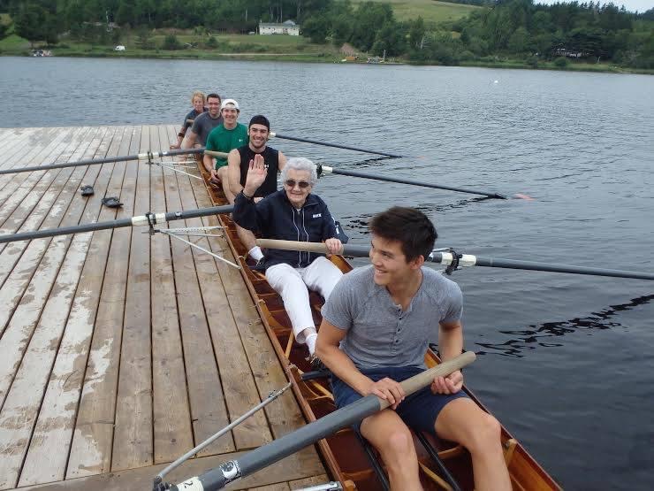 rowingcanada's tweet photo. 🗣️ “She just really has been at our side since the beginning.” 

Beloved @StFXRowing &amp; @AntigonishRow supporter Merle Taylor turns 9⃣7⃣ years old today. Happy Birthday 🎂 Merle! 🥳

Merle’s story 👉 https://t.co/UGe78BccOK

📸: John David, Katie Edwards https://t.co/EodL0QWUN9