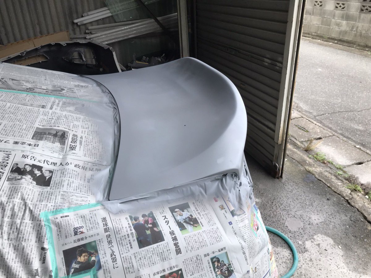 86 ダックテールスムージング トランク後付けのダックテールを一体化