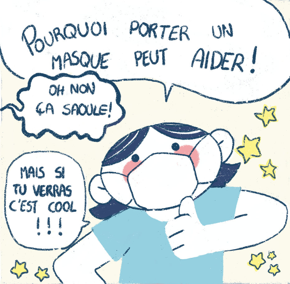 Et vous, c'est quoi vos bonnes raisons de porter un masque ?
#MasqueObligatoire #Masque #Covid_19