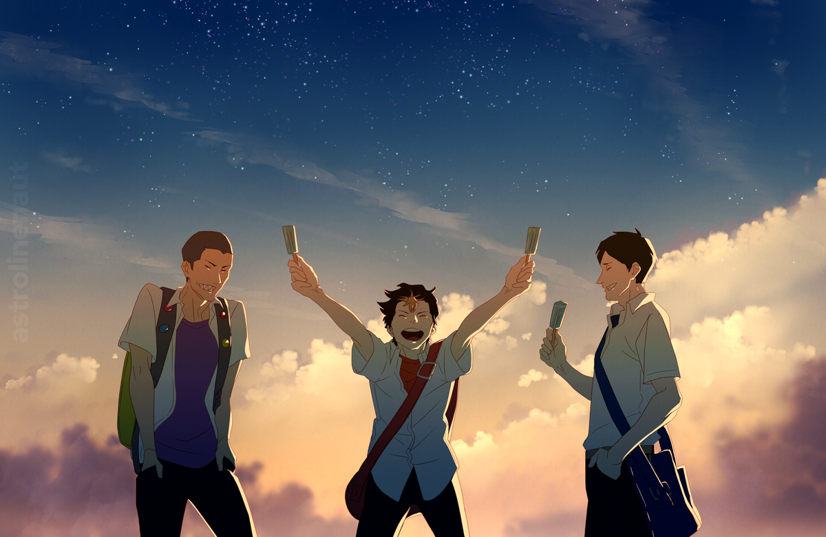 ハイキュー We Re Stronger When We Are Together Ka Astrolinenaut Is Tiredの イラスト