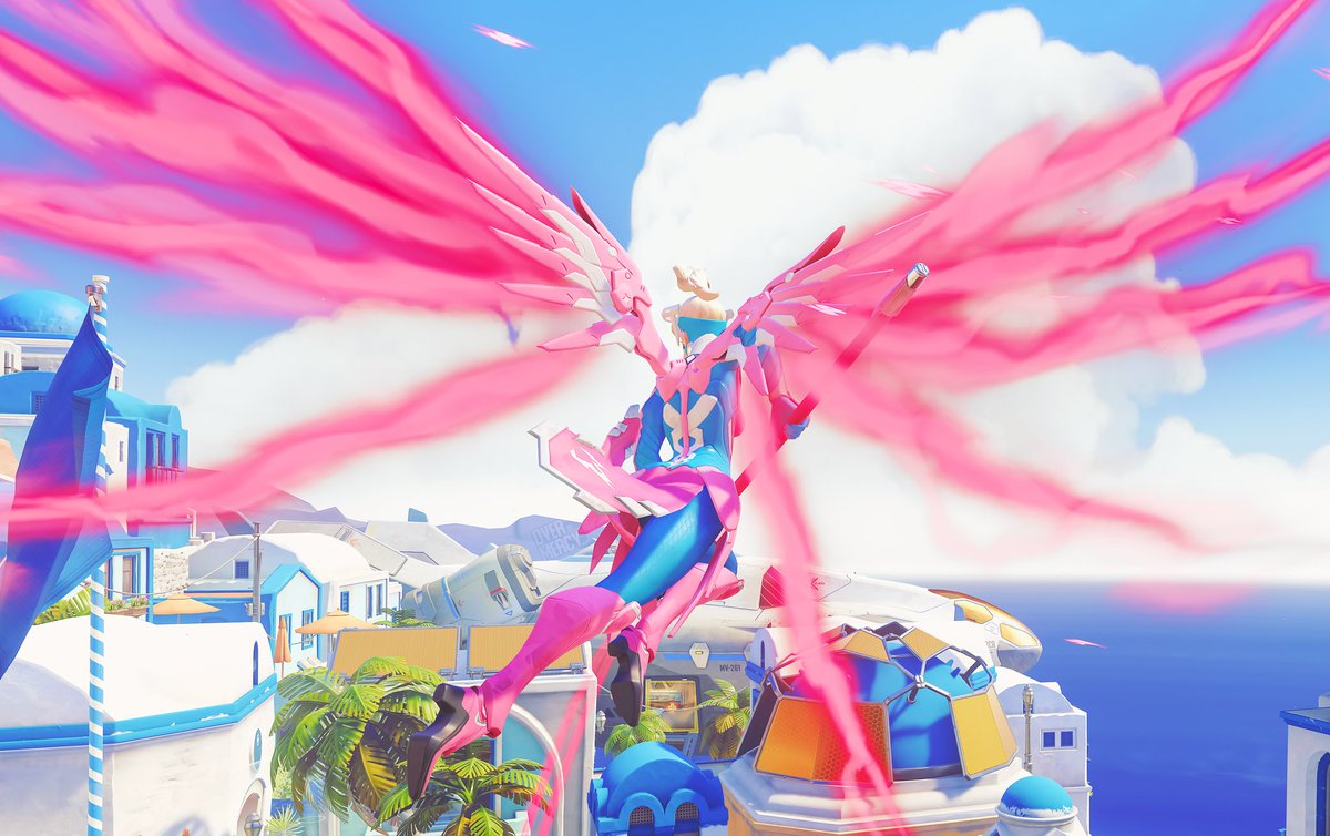 overmercyTwit's tweet photo. ㅤ 
ㅤㅤᴍᴀᴅᴇ ʙʏ @overmercytwit 
 ㅤㅤㅤ💖 ᴡɪᴛʜ ʟᴏᴠᴇ 💖 
ㅤ 
Pink wings!
ᴍᴇʀᴄʏ ꜱᴋɪɴ: #SparkMercy
#SparkBang
#overwatchmercy #overwatch #angelaziegler #mercymain @playoverwatch https://t.co/cQFbkfM4zH