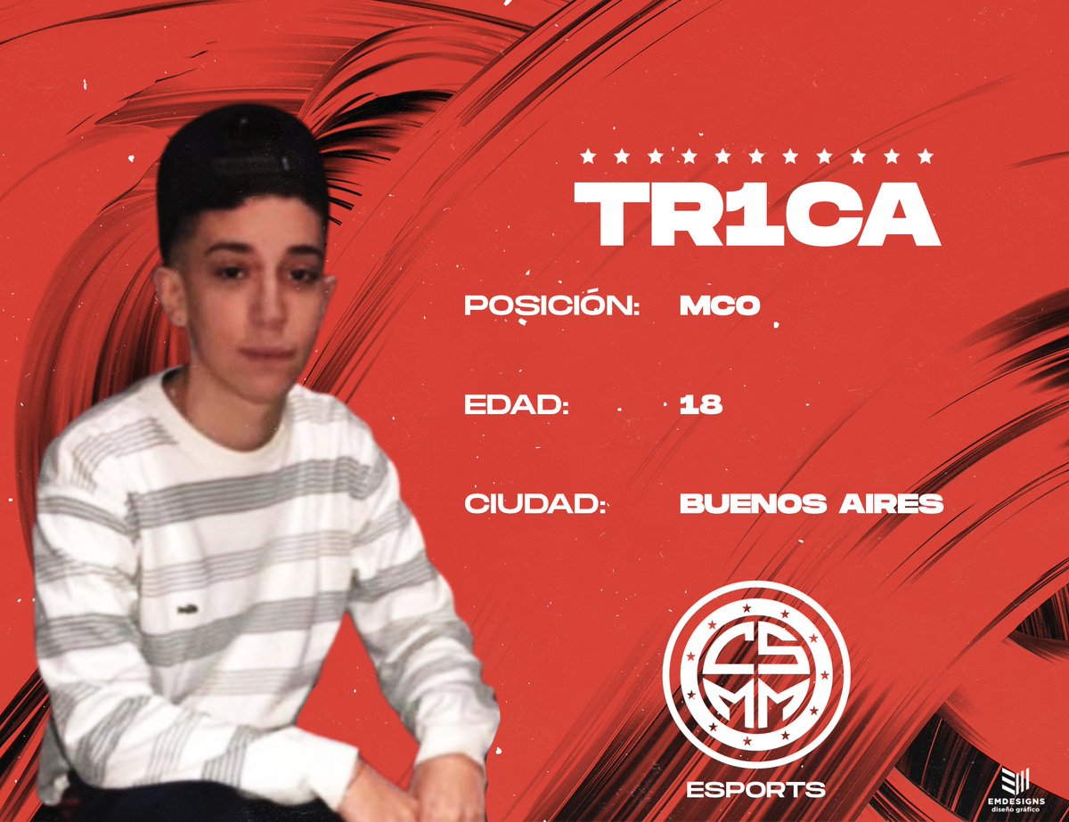 Miramar_eSport's tweet photo. Presentamos al distinto, directo de la Boca, supo ser mejor Mco de la Liga en la divisional B la cual sw logro el ascenso @Tr1ca, exitos genio!! https://t.co/w9OxqSPxKv