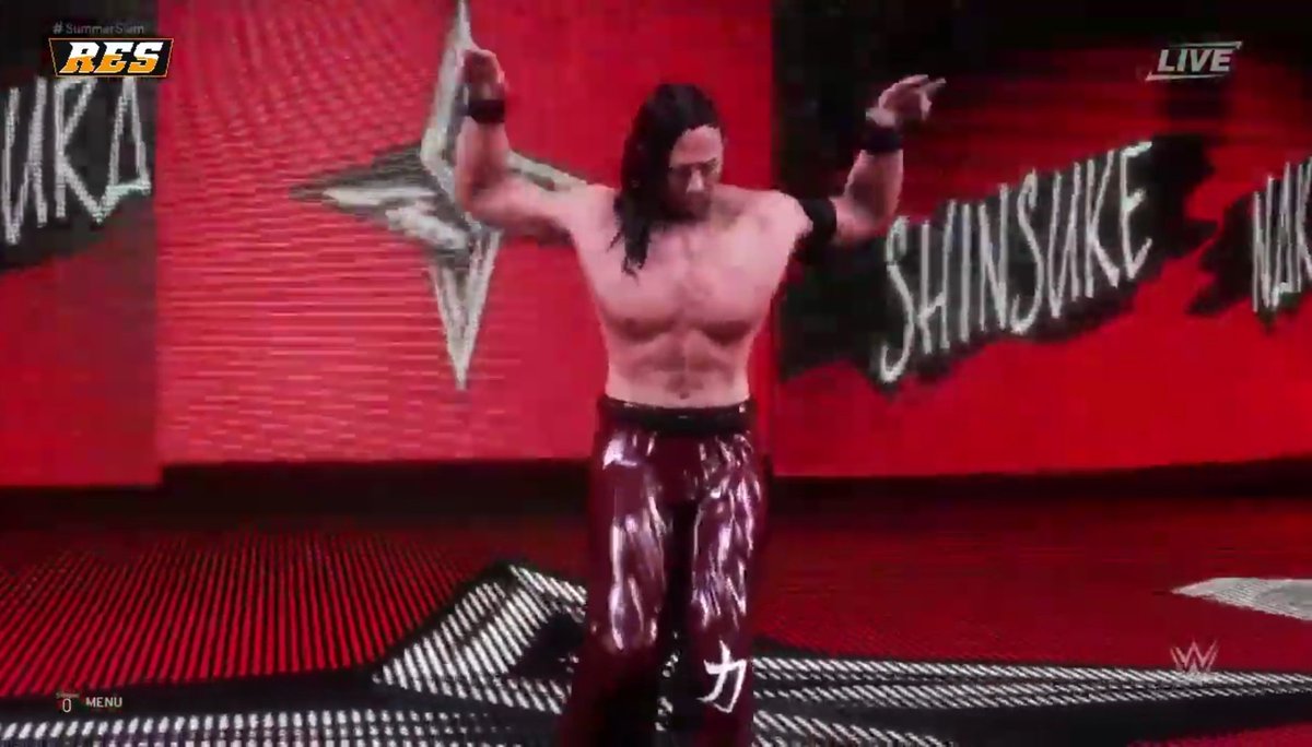 ResEfed_3_0's tweet photo. VOLVIÓ EL SHOGUN. VAMOS CON EL OPENER. FINN MANU se enfrentará a SHINSUKE NAKAMURA.

#SummerSlam https://t.co/mIqcWXXGbJ
