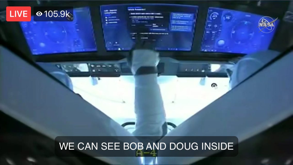 Welcome home Bob &amp; Doug! 
#spacedads #SpaceX