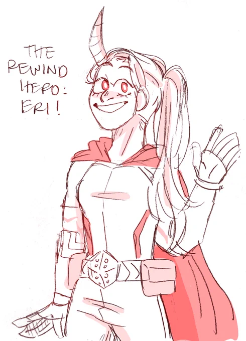 pro hero eri in the #silverfoxau! she works as a support hero and injury specialist; her costume is inspired by deku and mirio's! #eri #bnha #mha 