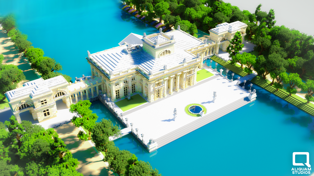 AliquamStudios's tweet image. The Palace on the Isle (Royal Łazienki Park in Warsaw Poland) 
#Art #PolishHeritageMinecraft #Minecraft #Poland #AliquamCreative