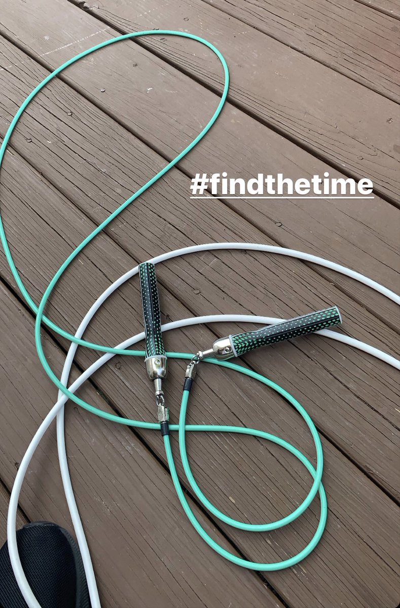 SteelerfanNC33's tweet photo. Found something that’s working. #findthetime #crossropes #dothething https://t.co/Gevxmw0r3w