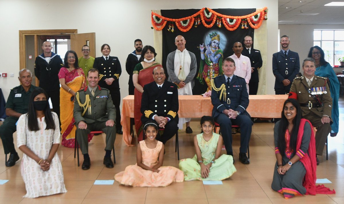 Amazing event in Cardiff celebrating Raksha Bandhan organised by @hindu_counciluk &amp; <a href="/hciwales/">Honorary Consul</a> - and thanks to <a href="/BrigJkFraserRM/">Brigadier Jock Fraser Royal Marines</a>