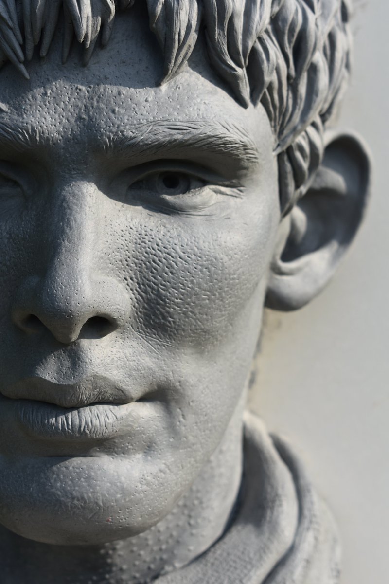 Detail shot of Merlin in clay. Currently sculpting Arthur. He is giving me a hard time at the minute. Just gotta keep pushing through! #SundayFunday #sculpting #sculpture #Merlin #BBC #QuarantineLife