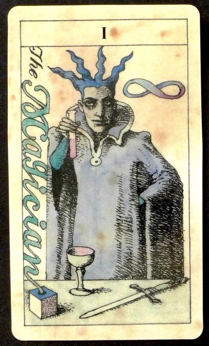 THE SPIRITUAL TAROT. Illustrated by Japanese artist, Aquirax Uno (1934). 