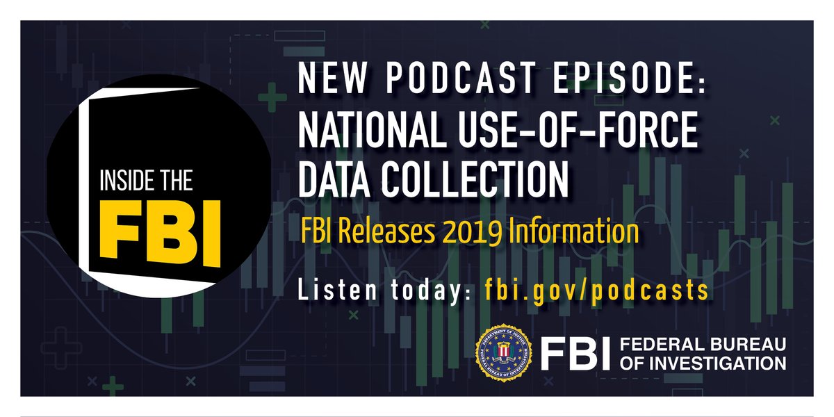 On this episode of Inside the #FBI, learn about the National Use-of-Force Data Collection, which works to promote transparency between law enforcement officers and the communities they serve. ow.ly/zbS950ANOQ1