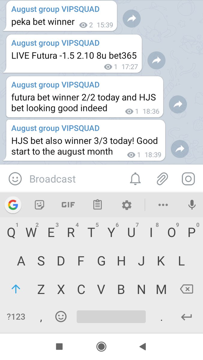 2020Vipsquad's tweet photo. Great start to August month!!!! https://t.co/mzGpkpZpOA