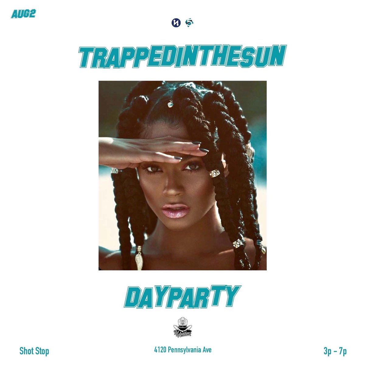 AngelThaSinger's tweet photo. #TrappedintheSun
Day Party kicks off @ 3p
Masks are required to enter
Music x @DJAPSILUM
Shot Shop https://t.co/jDVzfL8UZN