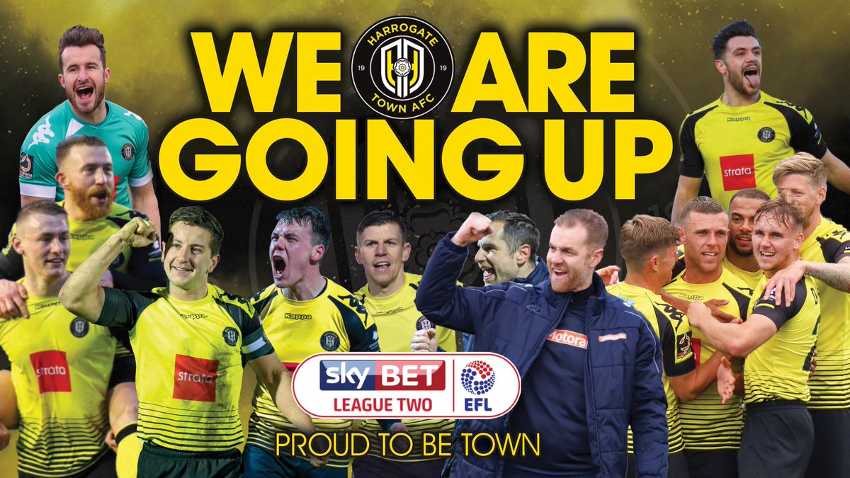 HowardMatthewsP's tweet photo. What an achievement @HarrogateTown!
#ProudToBeTown https://t.co/FiCYS8GIIQ