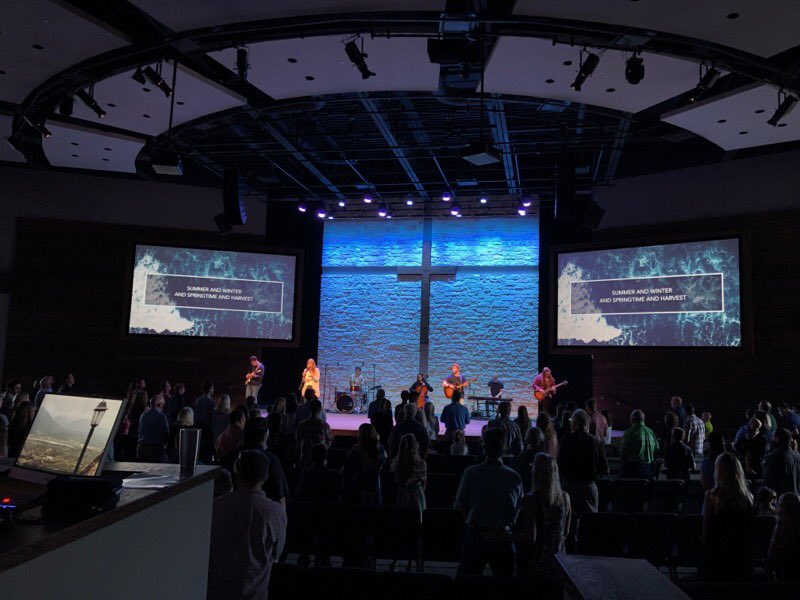 gracebibletx's tweet image. The first services at our Creekside campus manifest the faithfulness of our God! Today we gather in worship at each of our campuses throughout town.