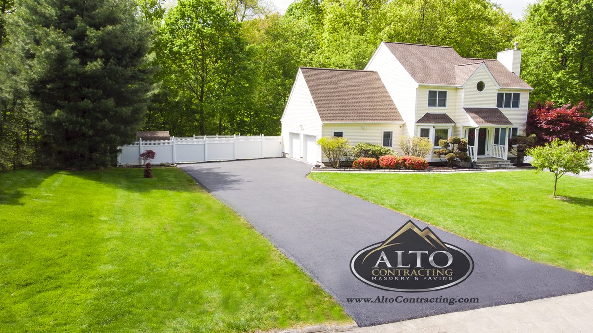 Get your driveway freshly paved to welcome you every time you return home.

Altocontracting.com
(914) 734-9739

#driveway #paving #asphalt #blacktop #sealcoating #drivewaysealing #westchester #westchestercounty #paver #contractor #hardscape