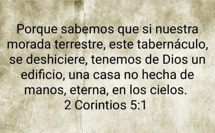 NatalieAyer1's tweet photo. #MegaSundayRevival
Porque sabemos que si nuestra morada terrestre, este tabernáculo, se deshiciere, tenemos de Dios un edificio, una casa no hecha de manos, eterna, en los cielos.
➡️2 Corintios 5:1⬅️ https://t.co/LulkvGneBT