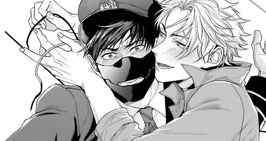 _ForeverYaoi_'s tweet photo. “Let me help you with the mask”

“Ha... Haga-kun!” 

Title: Haga-kun wa Kamaretai
I started reading it yesterday. 😆 Love them 💕
#omegaverse #yaoi #randomyaoi https://t.co/BCjLU5hVDt