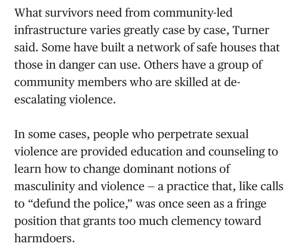 “Prisons condition people into doing more violence and do not address the root causes of the issue,” Turner said. “How do we actually prevent people from enacting more violence and help them transform?”  #DefundThePolice