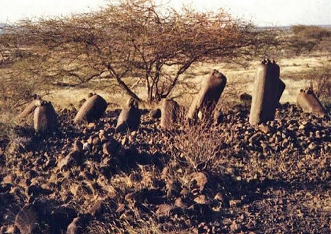 Joe__Bassey's tweet photo. Ruins of a 300 BC astronomy observatory station was found at Namoratunga in Kenya.
Africans were mapping and studying the movements of stars such as Triangulum, Aldebaran, Bellatrix, Central Orion, etcetera, as well as the moon, where the lunar calendar of 354 days was created. https://t.co/ZYh6K72FVe