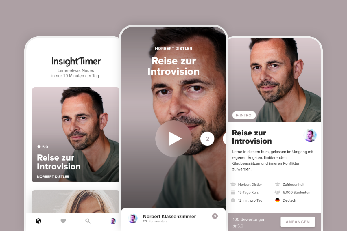 NorbertDistler's tweet photo. Mein InsightTimer Kurs "Reise zur Introvision" ist erschienen. Viel Spaß damit! Zugriff am besten per App (IOS und Android).
https://t.co/TM4d7fB3Wm 

#InsightTimer #introvision #stress #mindfulness #gelassenheit @InsightTimer @NetzIntrovision https://t.co/oLfq7CJKi4
