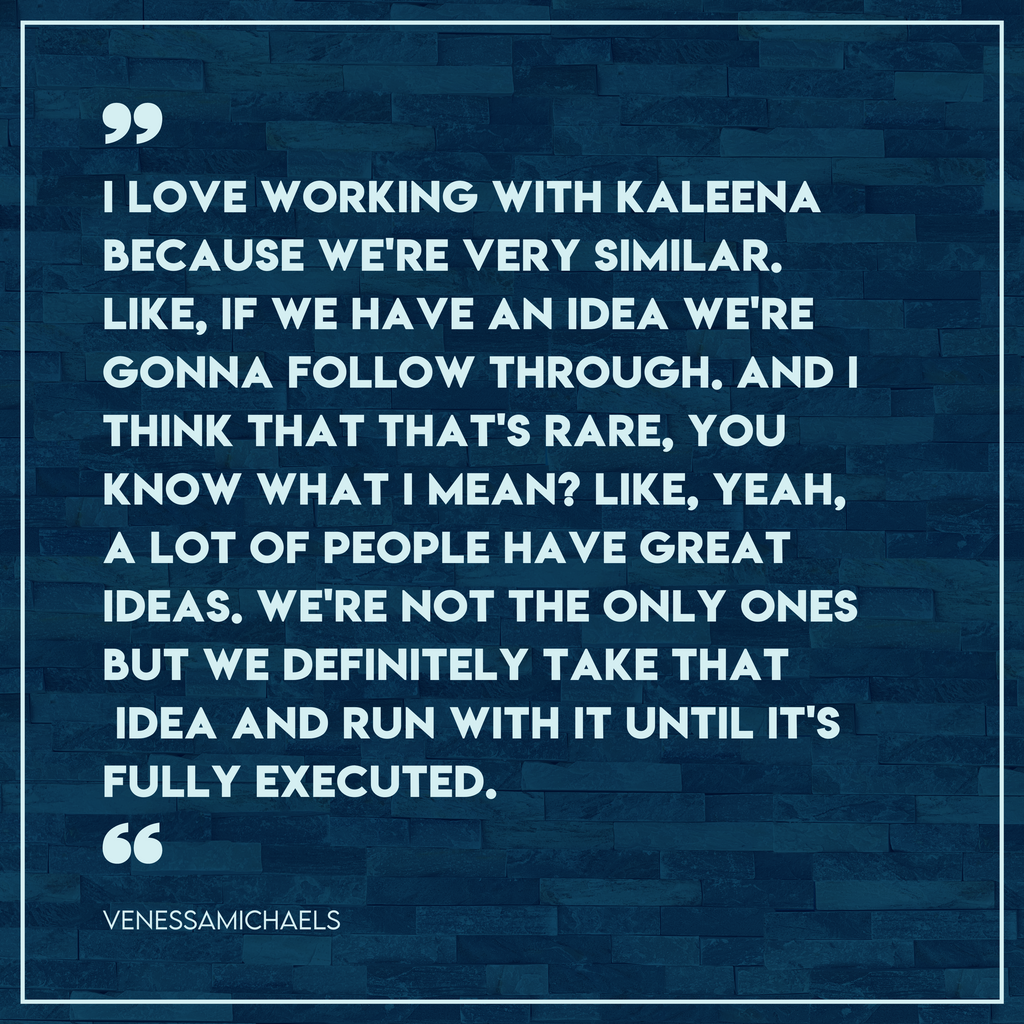 We are grooving to "Creme Brûlée" by <a href="/VenessaMichaels/">Venessa Michaels</a> &amp; <a href="/KaleenaZanders/">Kaleena Zanders</a> . We chatted with them about their collaboration and creating their perfect team! Looking forward to their "Sunset Situations" EP, but in the meantime, we are rocking to the first single bc "it's that good!"