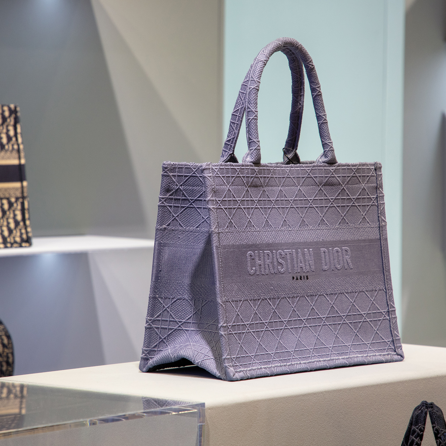 Dior book online tote cannage