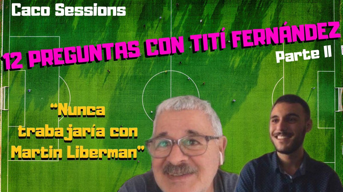 SessionesCaco's tweet image. Hoy 20 hs segunda parte de “12 PREGUNTAS CON TITÍ FERNÁNDEZ” 
Titi hoy nos cuenta el periodista con el que nunca trabajaría, alguna pelea con un jugador y muchas cosas más
No te lo pierdas, hoy 20hs en Caco Sessions