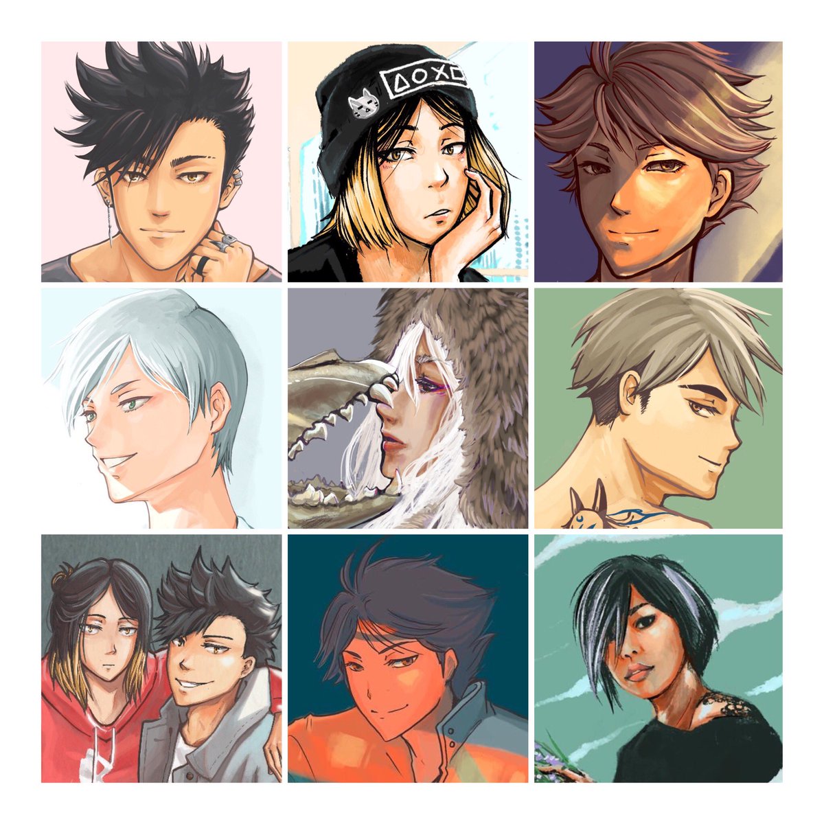 My art style isn't inconsistent, it's VERSATILE ??. I can't help it, I love style hopping tho. I am hoping I can settle into a style I feel like represents me the best eventually. Still searching!
#faceyourart #NobodyArtistClub 