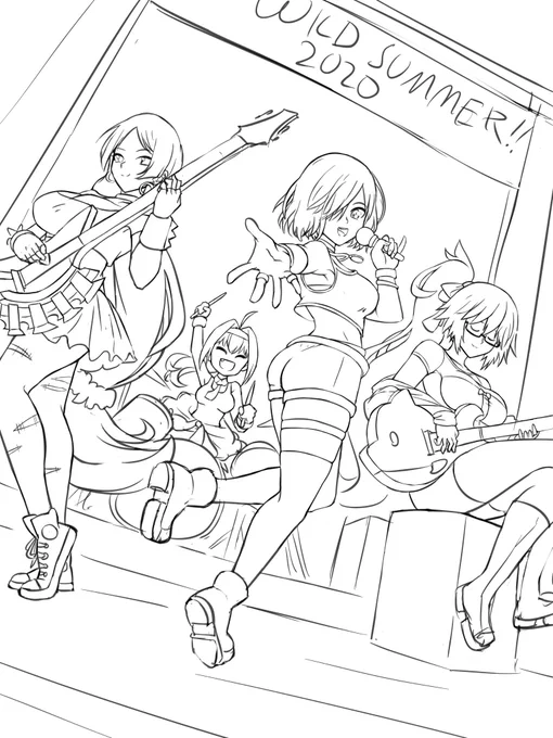 My catalyst for Summer Jeanne is a WIP for a FGO zine, good luck to everyone rolling soon! #FateGO 