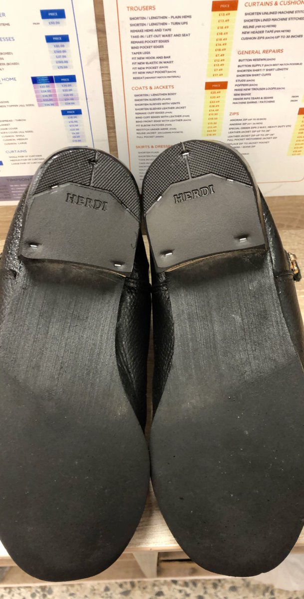 TimpsonAsda's tweet image. Yeah, we fix shoes 👞

This re-heel and build up on cost this lady £16.95. Come see us at Dundee ASDA Milton for all your shoe repairs!

#Dundee #ASDA #Timpson #shoerepairs #ladiesshoes #buildup @TimpsonNews
