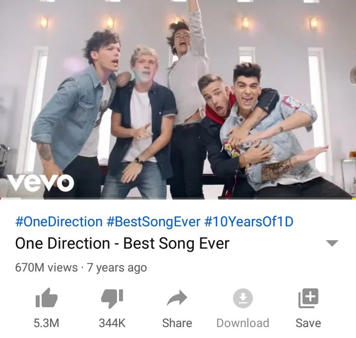 _PROMOTING1D_'s tweet photo. [ #1DUPDATE ]

@onedirection 'S Best Song Ever has now surpassed 670M+🔥views on YouTube!! 

It is just 30M views more away to surpass 700M views!!🔜

Keep up the good work #Directioners 

Stream - #DMD 🙏😇

#OneDirection #1D #10YearsOfOneDirection #10YearsOf1D https://t.co/tyjuaEIeXe